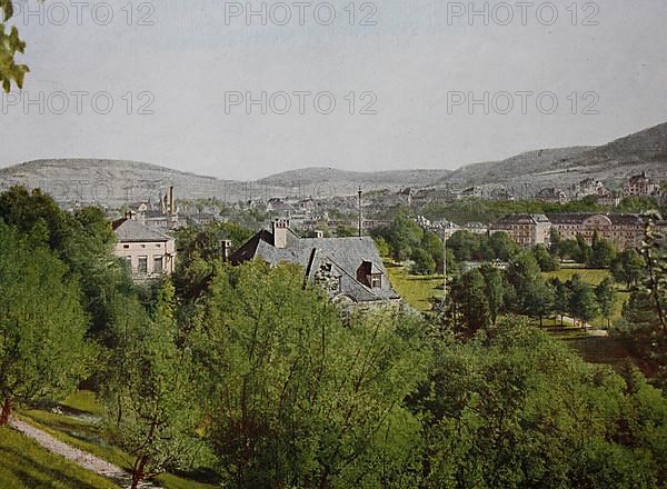 Historical photo around 1880 of Bad Kissing, Bavaria