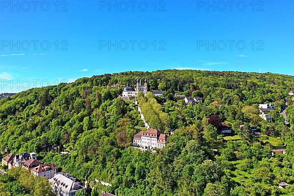 The Kaeppele pilgrimage church in Wuerzburg. Lower Franconia, Franconia