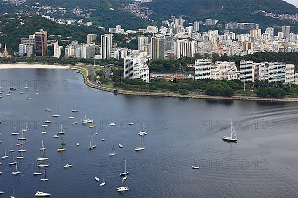 View of the city from Sugar Loaf Mountain, Rio de Janeiro