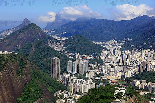 View of the city of Rio de Janeiro from Sugar Loaf Mountain, Brazil