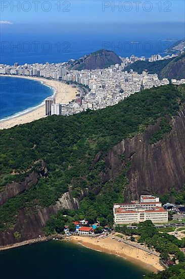 View of the city of Rio de Janeiro from Sugar Loaf Mountain, Brazil