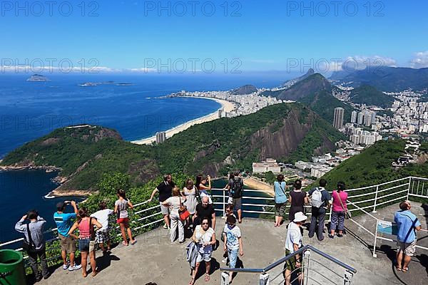 View of the city of Rio de Janeiro from Sugar Loaf Mountain, Brazil