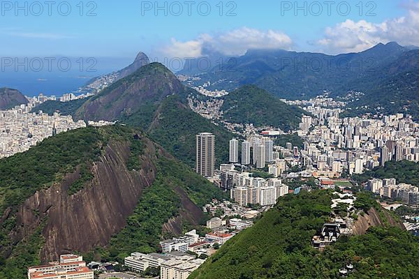 View of the city of Rio de Janeiro from Sugar Loaf Mountain, Brazil