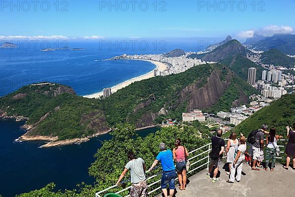 View of the city of Rio de Janeiro from Sugar Loaf Mountain, Brazil