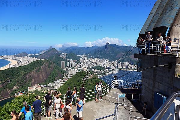 View of the city of Rio de Janeiro from Sugar Loaf Mountain, Brazil