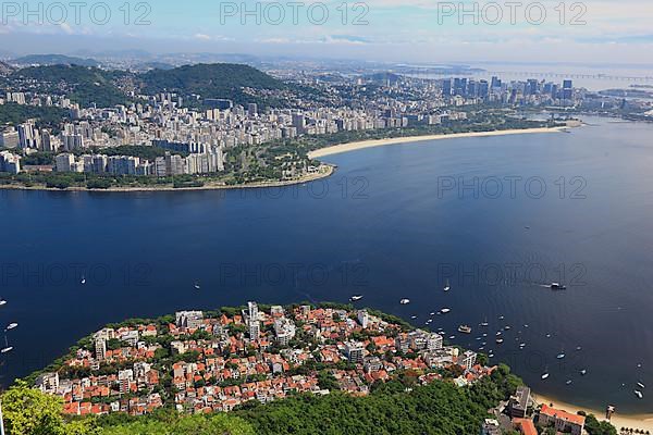 View of the city of Rio de Janeiro from Sugar Loaf Mountain, Brazil