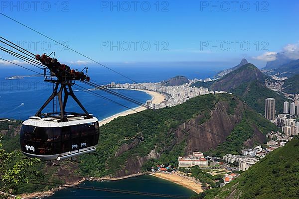 Cable car to Sugar Loaf Mountain, Pao de Acucar