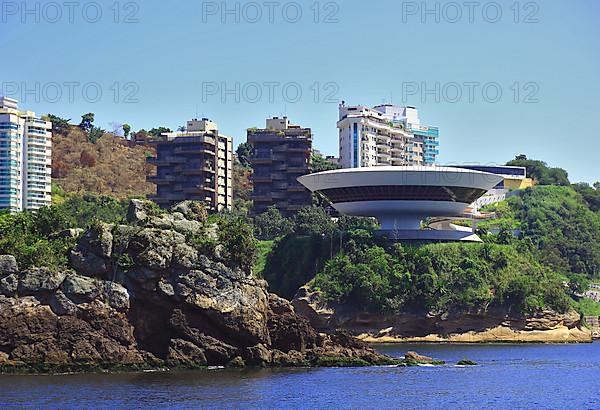 Museu de Arte Contemporanea de Niteroi, museum for contemporary art in Niteroi in the immediate vicinity of Rio de Janeiro