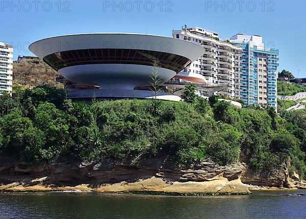 Museu de Arte Contemporanea de Niteroi, Museum of Contemporary Art in Niteroi in close proximity to Rio de Janeiro