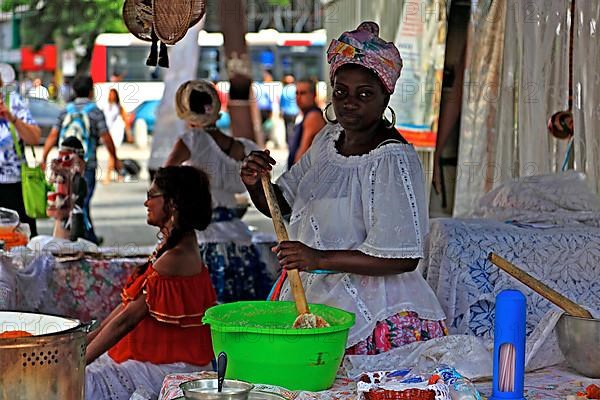 Cookshop in the centre of Rio de Janeiro, Brazil