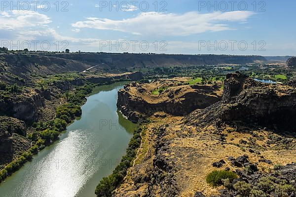 Snake river at Twin Falls, Idaho