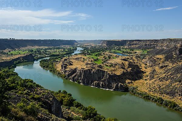 Snake river at Twin Falls, Idaho