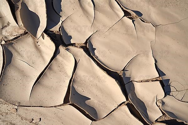 Parched ground, dry riverbed
