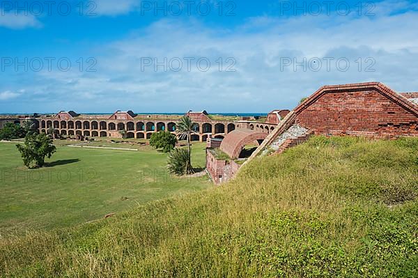 Overlook over Fort Jefferson, Dry Tortugas National Park