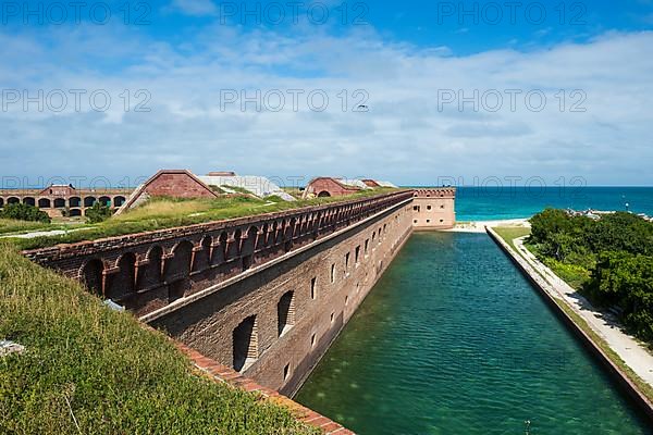 Overlook over Fort Jefferson, Dry Tortugas National Park