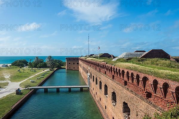 Overlook over Fort Jefferson, Dry Tortugas National Park