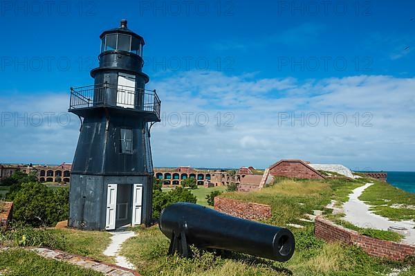 Lighthouse in Fort Jefferson, Dry Tortugas National Park