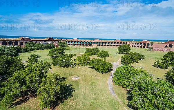 Overlook over Fort Jefferson, Dry Tortugas National Park