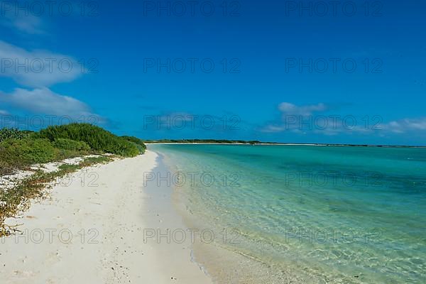 White sand beach in turquoise waters, Fort Jefferson