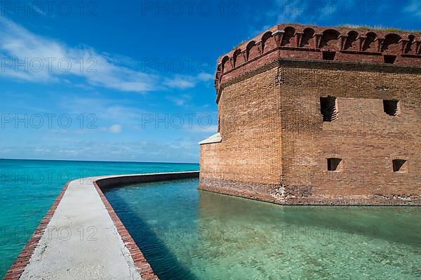 Pier surrounding Fort Jefferson, Dry Tortugas National Park