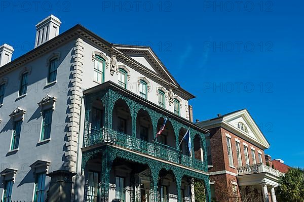 Colonial houses in Charleston, South Carolina