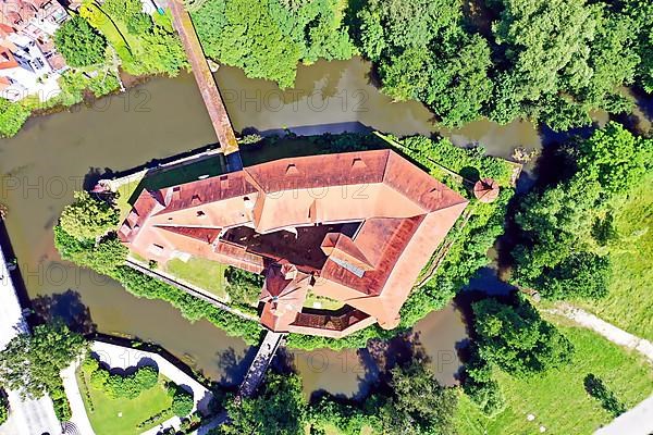 Aerial view of the Kaiserburg,