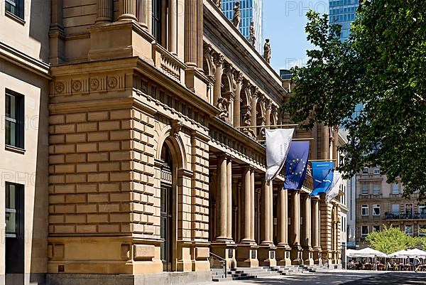 Frankfurt New Stock Exchange with Chamber of Industry and Commerce, IHM