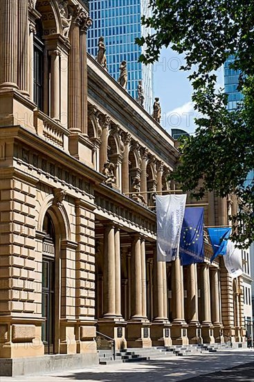 Frankfurt New Stock Exchange with Chamber of Industry and Commerce, IHM