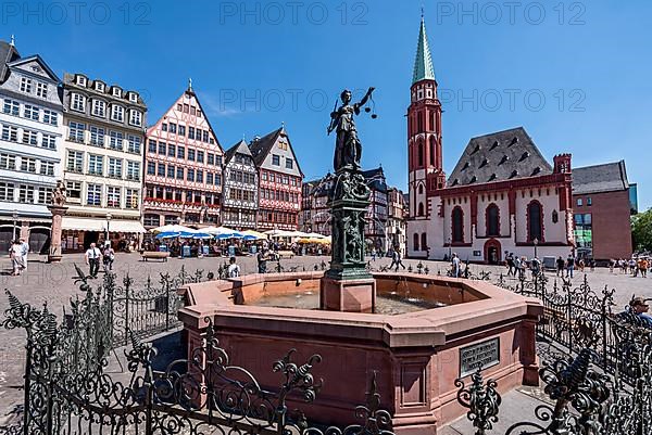 Fountain of Justice with fountain figure of the goddess Justitia, Justitiabrunnen