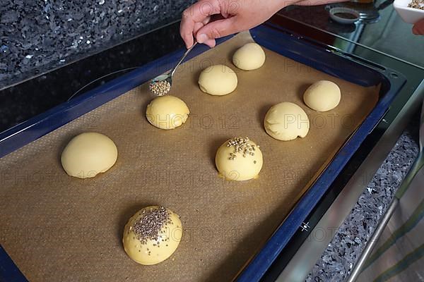 Swabian cuisine, preparation steam noodle burger