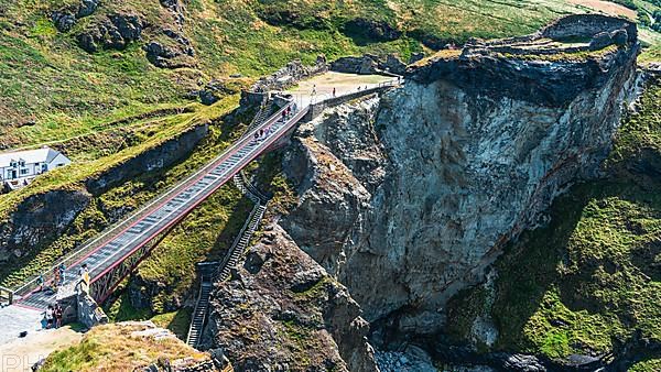 TINTAGEL Castle Bridge, North Cornwall