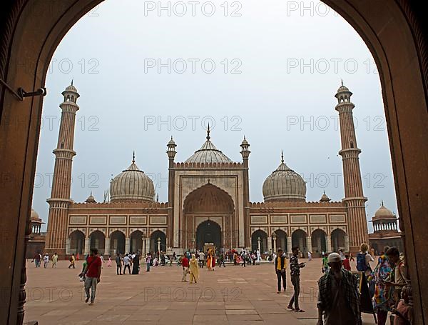 Jama Masjid Mosque or Masjid-i Jahan-Numa, New Delhi