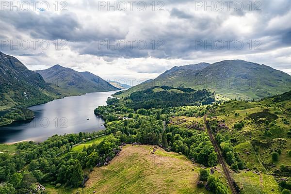 Glenfinnan Monument and Loch Shiel, West Highland