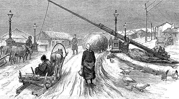 The Eastern Question, a customs post in Romania. The Eastern Question refers to the strategic competition and political considerations of the major European powers in the face of political and economic instability in the Ottoman Empire from the late 18th to the early 20th century