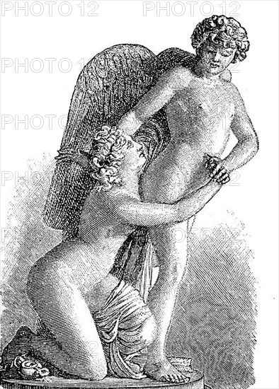 Cupid and Psyche is a very common subject in the visual arts of antiquity and modern times and a popular theme in fiction and music, Cupid and Psyche