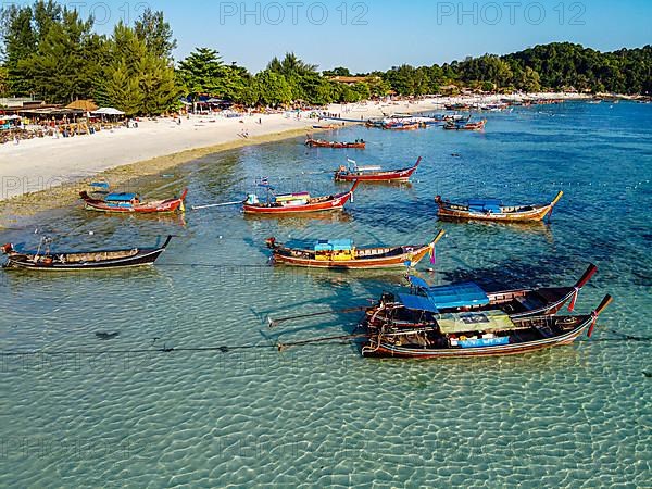 Aerial of Pattaya beach, Koh Lipe