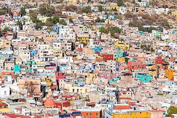 Overlook over the Unesco site Guanajuato, Mexico