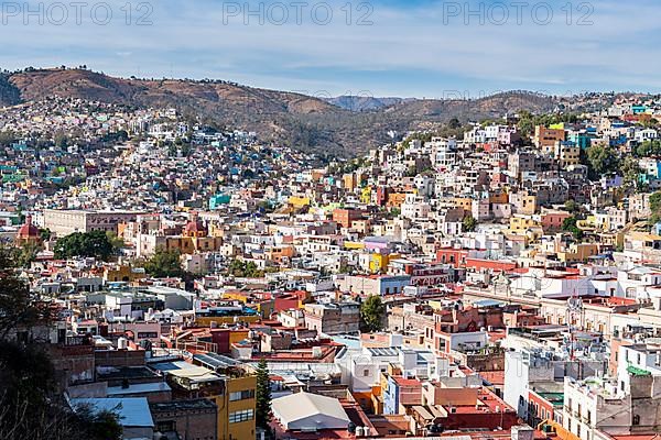 Overlook over the Unesco site Guanajuato, Mexico