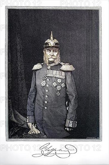 Wilhelm I or in German Wilhelm I. Wilhelm Friedrich Ludwig von Hohenzollern, 22 March 1797