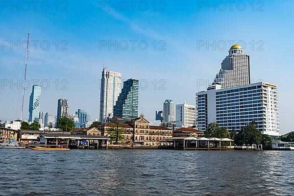 Skyline of Bangkok, Chao Phraya River