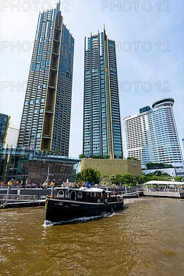 Skyscrapers along the Chao Phraya River, Bangkok