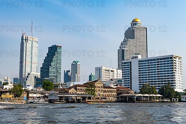 Skyline of Bangkok, Chao Phraya River