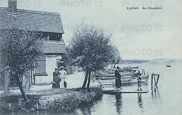 Am Oberpfuhl in Lychen, district of Uckermark in the north of Brandenburg