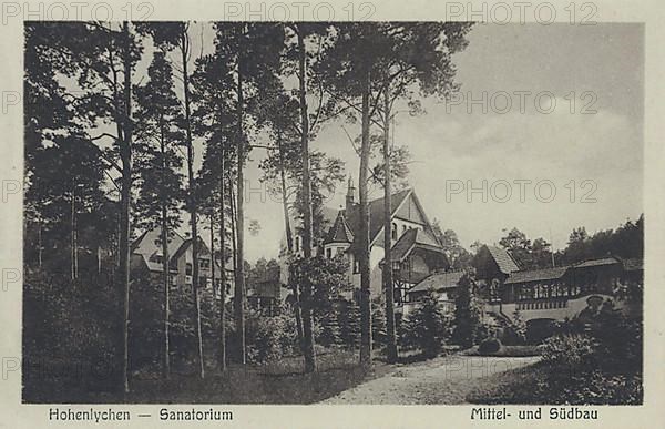 Sanatorium in Hohenlychen, district of Uckermark in the north of Brandenburg