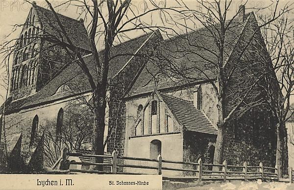 St. John's Church in Lychen, district of Uckermark in the north of Brandenburg