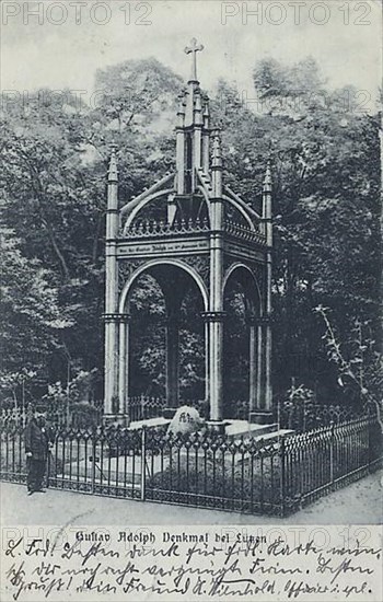 Gustav Adolph Monument in Luetzen, Burgenlandkreis