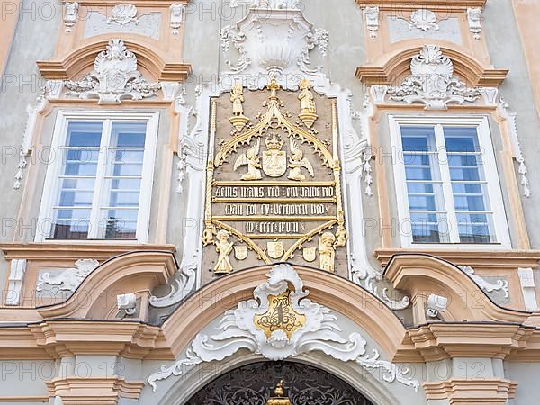 Baroque facade of town hall, St. Veit an der Glan