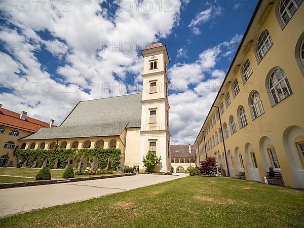 Sankt Georgen am Laengsee lake Monastery, Carinthia