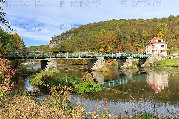 Thaya Bridge, border between Austria and the Czech Republic