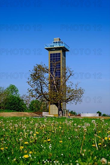 Viewing platform Innblick with solar panels, Obernberg am Inn